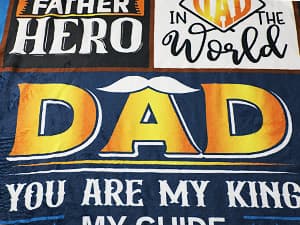 Throw Blanket, Funny Blanket for Dad from Daughter Son, Best Dad Ever Gifts for Papa Birthday Gifts Thanksgiving 50"X60"