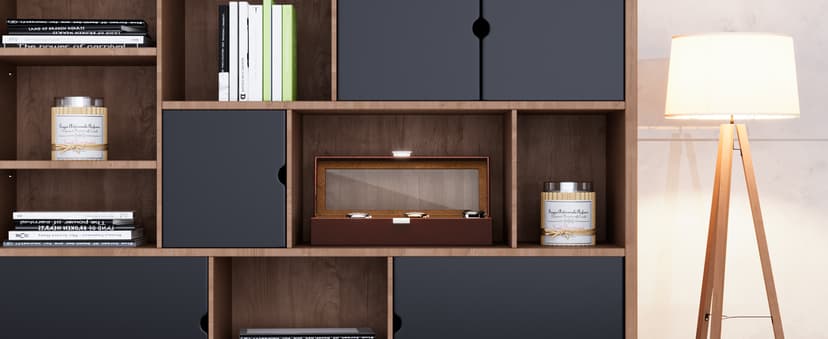 ProCase ProCase Watch Box, 6 Slot Mens Watch Case, Watch Storage Holder Organizer, Watch Display Case with Glass Lid, Anniversary Birthday Valentine Gifts for Men Women -6 Slot, Espresso