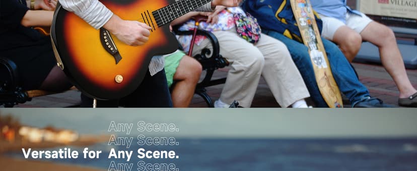 Moukey BCC-100 Acoustic Electric Guitar 39-Inch, Cutaway Guitar with Passive Pickup, Gig Bag, Strap, Picks, Tuner, and Capo, Dual Acoustic&Electric Modes, Sunburst