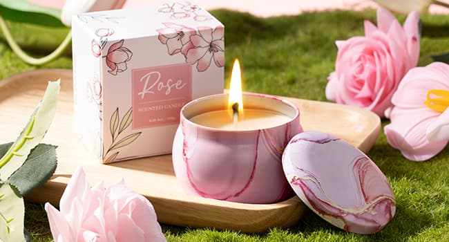 Birthday Gifts for Women Self Care Set Get Well Soon Gift Baskets, Relaxing Rose Spa Gift Basket Care Package for Women, Unique Xmas Gifts for Mom Her Girlfriend Sister Best Friend Wife Grandma