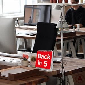 Fancy Land Funny Desk Signs 30 Different Fun and Flip-Over Messages for Office Desk Accessories