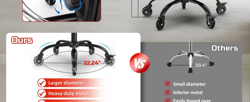 Rolling Shop Stool with Wheels, Garage Mechanic Stool Chair with Backrest, Height Adjustable Heavy Duty Swivel Task Chair, Adjustable Footrest with Storage Tray for Garage Kitchen Salon Tattoo (Black)