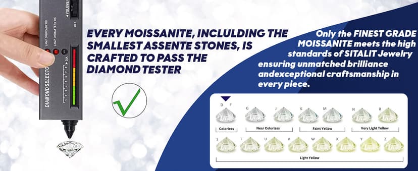 Heart Pendant Necklace for Her Moissanite Lab-Created Gem Jewelry for Women I Love You S925 Sterling Silver Gifts to Wife Girlfriend Mom Daughter Anniversary Birthday Christmas Valentines Day