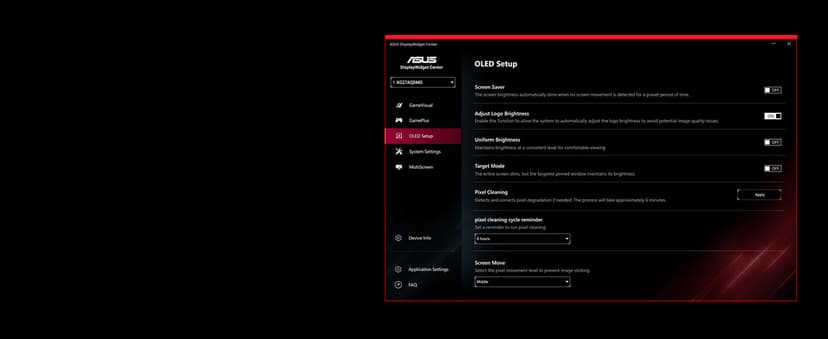 ASUS ROG Strix 27” 1440P OLED Gaming Monitor (XG27AQDMG) - QHD, Glossy OLED, 240Hz, 0.03ms, Custom Heatsink, Anti-flicker,Uniform Brightness, G-SYNC Compatible, 99% DCI-P3, DisplayWidget, 3yr warranty