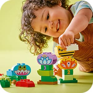 LEGO DUPLO Town Creative Garden & Flowers Building Toy Playset - Preschool Learning and Educational Flower Toy for Toddlers, Boys and Girls, Ages 2+ - Baby Gift Idea - 10444 B0DJ184XFZ