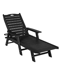 nalone 2 Pack Adirondack Cushion Rocking Chair Cushions High Back Adirondack Chair Cushion with Ties Patio Cushions for Outdoor Furniture (2 Pack, Blue)