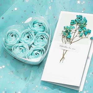 Birthday Gifts for Women Self Care Gifts Get Well Soon Gifts, Ocean Relaxing Spa Gifts Basket Care Package w/ Luxury Flannel Blanket, Unique Mothers Day Gifts Idea for Mom Her Friends Sister Wife