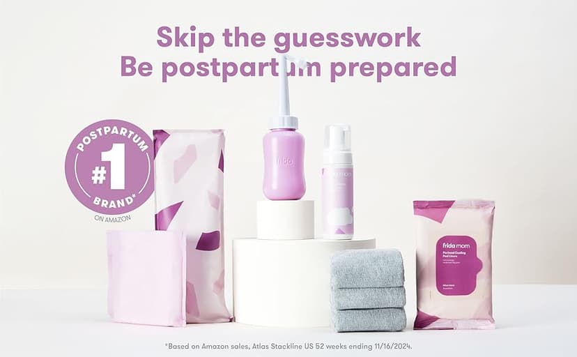 Frida Mom 2-in-1 Postpartum Pads, Absorbent Perineal Ice Maxi Pads, Instant Cold Therapy Packs and Maternity Pad in One