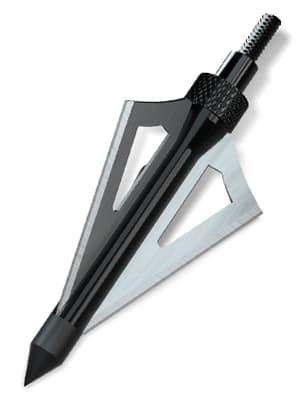 Hunting Broadheads, 12PK 3 Blades Archery Broadheads 100 Grain Screw-in Arrow Heads Arrow Tips Compatible with Traditional Bows and Compound Bow
