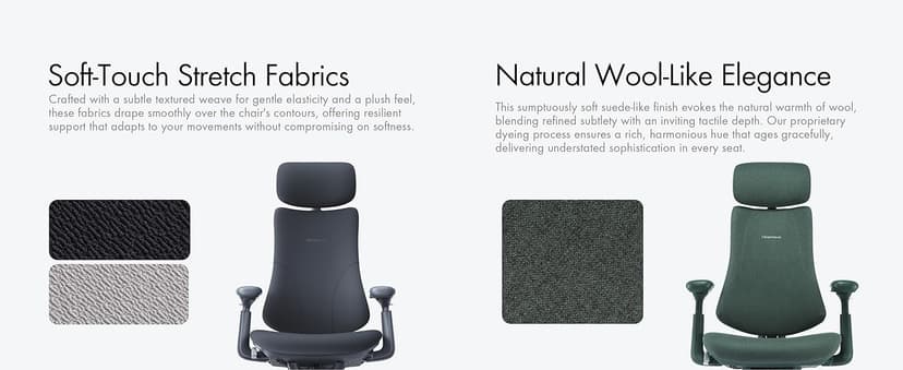 LiberNovo Dynamic Ergonomic Desk Chair + StepSync Footrest Bundle - Comfy Home Office Chair with Adaptive Lumbar Support, 160° Recline & Built-in Spine Stretch, Black+48cm