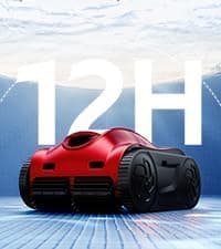 iGarden Robotic Pool Cleaner KN Series, 210-Min Runtime, Smart 3D Navigation, Full-Inverter Energy-Saving Tech, Cleans Floor, Wall & Waterline, for Above-Ground & Inground Pools, Matte Black