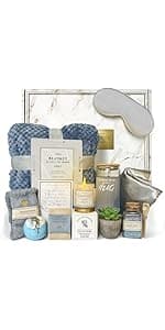 Get Well Soon Gift Baskets For Women,12PC Get Well Gifts for Women After Surgery,Birthday Gifts,Care Package,Grief,Sympathy,Condolences Gift Basket for Friend (pink)