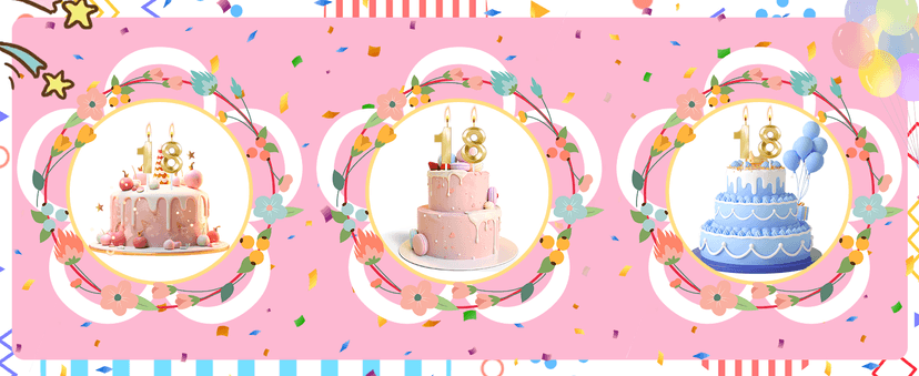 18th Birthday Candles,18th Birthday Decorations for Girls Boys,Happy Birthday Cake Topper for Men,18 Year Old Boy Birthday Gifts