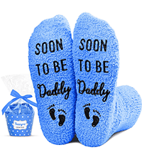 HAPPYPOP Gift Idea For Him - Gifts For New Dad Son Brother Husband Uncle, In Law Gifts, Funny Men Socks Fathers Day
