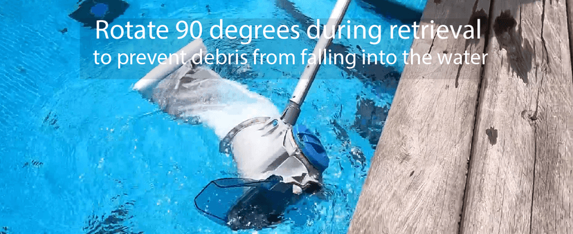 KOKIDO Rechargeable Heavy Duty Pool Leaf Vacuum Cleaner, Commercial Power Suction for Pool Closing, Standard and Fine Filter Bags, for Larger Leaves and Debris, Inground and Above Ground Pools XV910