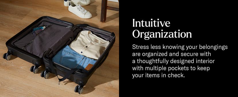 Samsonite Freeform 2-Piece Luggage Set - Carry-On & Large Checked Luggage with Dual Spinner Wheels - Durable Polypropylene Hardshell - TSA Lock, Airline-Approved - Expandable - Amethyst Purple