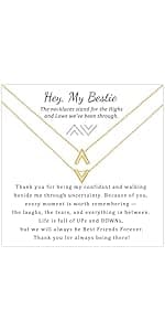 SmileBelle Christmas Gifts Best Friendship Bracelets for 2/3 Sisters Bracelets, Best Friend for Women 14K Gold Adjustable Besties Matching Bracelet, Friends Jewelry Stocking Stuffer for Women Girl