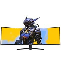 CRUA 27" Curved Gaming Monitor, FHD 1920x1080P, 144Hz/180Hz Computer Monitor, 1800R VA Screen, 120% sRGB, AMD FreeSync, HDMI & DP, Wall Mount Install- Black