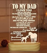 to My Bestie Gifts,3D Illusion Lamp I Love You Friends Night Light for Best Friend Sister Boys & Girls Women BFF Birthday Holiday, Soft Warm White Colors LED Wooden Table Lamp