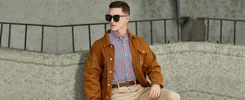 VATAN Men's Genuine Leather Casual Every Day Jeans Belts, Handmade Men Leather Belt with Gift Box