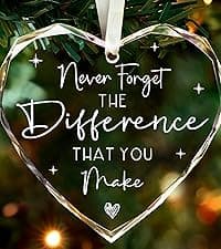 Engagement Gifts for Couples,- Engagement Gifts for Her,Women, Friends, Bride to Be Gifts, Glass Engagement Gift, First Christmas Engagement Ornaments 2025