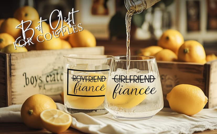 Engagement gifts for couples gifts for Newly Engaged,2025 Engagement present for Her Fiance Fiancee wine glasses for Women,Mr Mrs Gifts engaged gifts for Bridal,Women Engagement Gifts