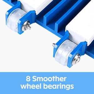 Pool Vacuum Head, Manual Cleaning Vacuum with Wheels 14'' Heavy Duty Handle Pool Vacuum Heads for Inground & Above Pools with Flexible Swivel, Swimming Pool Head for Absorb