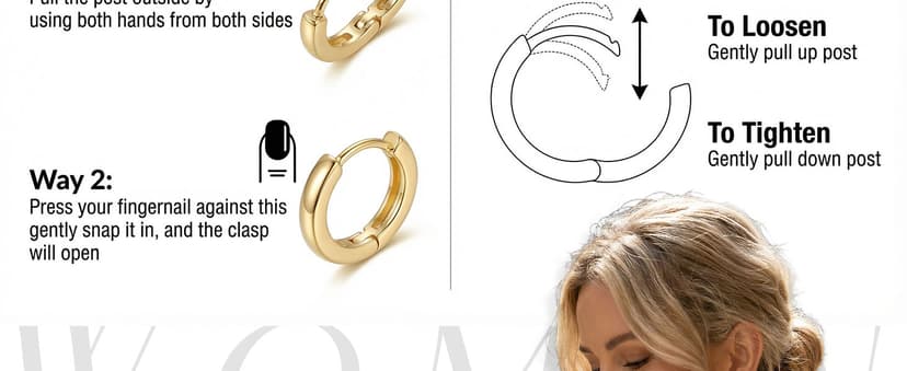Hypoallergenic Small Hoop Earrings, Lightweight Comfortable Huggies, Non Tarnish, Multiple Piercing Set, Great Gift for Women 9 Pairs Gold Huggie Hoop Earrings for Women, 14K Gold Plated Stackable Set B0GKFRTLQ8