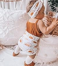 AMAWMW Newborn Baby Girl Little Sister Sleeper Gown Stripe Long Sleeve Nightgown Pajamas Gifts Stuff Essential Outfit