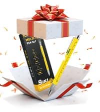 Birthday Gifts for Mens, 9-1 Multi Tool Pen, Mens Gift for Him Dad Husband, Anniversary Christmas Gift for Him, Cool Gadgets KEZKALS Gifts for Men 9 in 1 Multitool Pen Stocking Stuffers for Men Adults B09QM6GZ4R