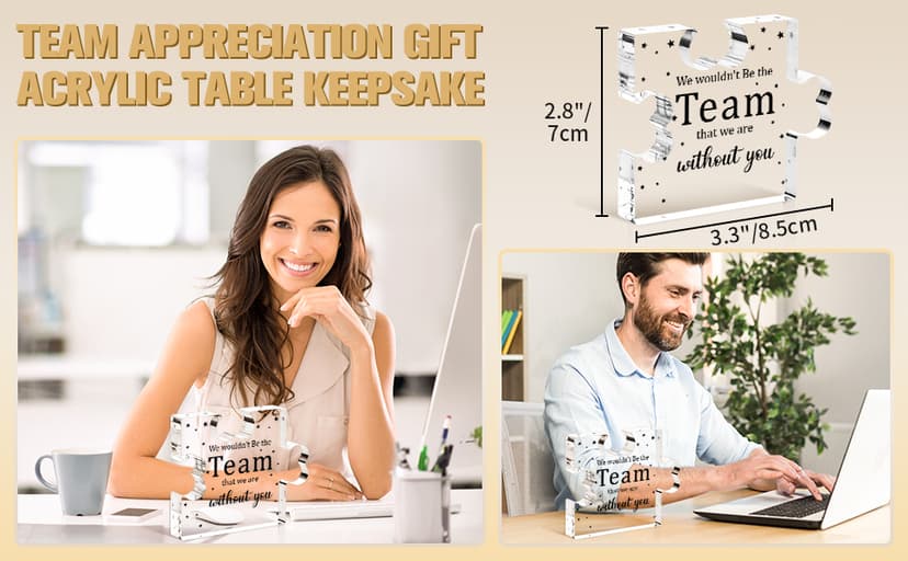 Employee Appreciation Gifts, Boss Day Farewell Retirement Appreciation Gifts for Boss Lady Staff Leader Manager Office Decor Funnli Bosses Day Gifts for Women, Boss Gifts for Women Men Acrylic Plaque B0CYZXF2FN