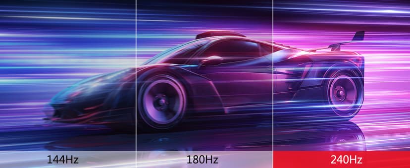 Z-Edge 24.5 inch 240Hz 165Hz 144Hz Gaming Monitor, FHD 1080p, MPRT 1ms, VA Monitor Gaming, 350nits, 16.7M Colors, 5000:1 Contrast, UG25I Frameless Bezel, DP x1, HDMI x2