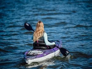 Pelican Argo 100X EXO - Recreational Sit in Kayak - Lightweight Patented Ram-X™ Material - Ergobreeze™ Seating System - 10 ft