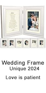 Anniversary Wedding Gifts for Couple Parents Wife Husband, Then & Now Anniversary Picture Frames(3 Options)