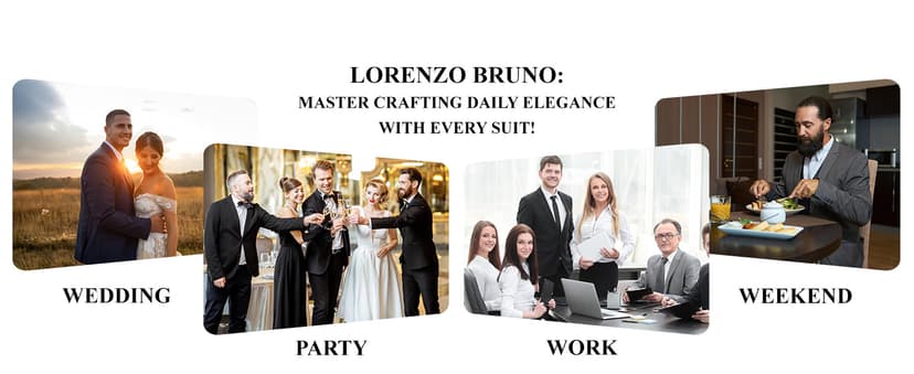 Mens Suit 2 Piece Suits for Men One Button Slim Fit Solid Jacket & Pants Tuxedo Set Business Wedding Party