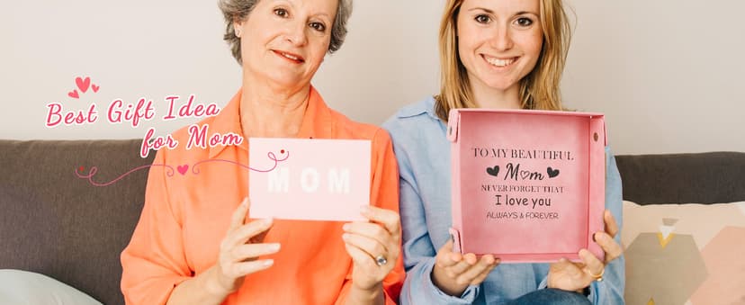 Gifts for Boyfriend, Husband, Romantic Gifts for Him, Mens Birthday Gifts Idea - Premium PU Leather Valet Tray - Best Mens Gifts for Birthday Anniversary