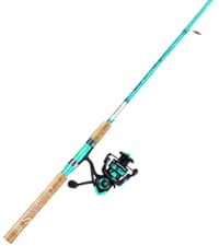 Sougayilang Fishing Rod and Reel Combo, 2-Piece 5-Foot 6-Inch Graphite & Fiberglass Rod, Durable and Strong, Quickset Anti-Reverse Fishing Reel (1Pack/2Pack)