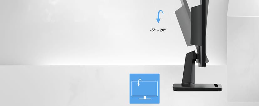 msi PRO MP225V, 22-inch, 1920 x 1080 (FHD) Computer Monitor, 100Hz, Adaptive-Synch, HDMI, Video Port, Low Blue Light, Eye-Q Check, VESA Mountable, Tilt, 1ms, Black