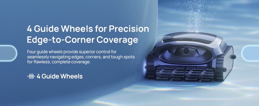 (2025 Upgrade) Beatbot AquaSense 2 Cordless Robotic Pool Vacuum Cleaner, Smart Surface Parking, Double-Pass Waterline Scrubbing, Cleans Floor, Walls and Waterline, Light Blue