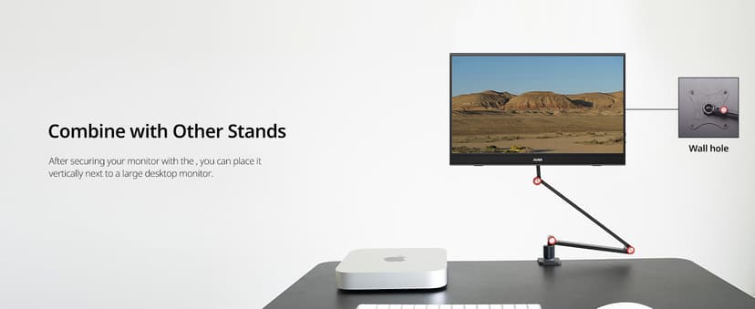 MNN Portable Monitor 15.6inch FHD 1080P USB C HDMI Gaming Ultra-Slim IPS Display w/Smart Cover & Speakers,HDR Plug&Play, External Monitor for Laptop PC Phone Mac (15.6'' 1080P)