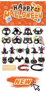Partywind 250 Styles Glow Halloween Party Supplies, Luminous Halloween Temporary Tattoos for Kids Birthday Party Decorations Favors, Halloween Goodie Bag Fillers (24 Sheets)