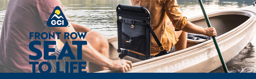 GCI Outdoor SitBacker Adjustable Canoe Seat with Back Support