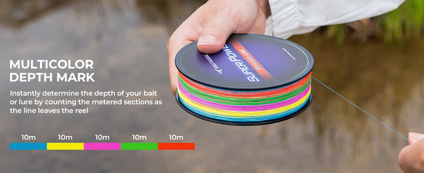 KastKing SuperPower Braided Fishing Line - Abrasion Resistant Braided Lines – Incredible Superline – Zero Stretch – Smaller Diameter – A Must-Have!