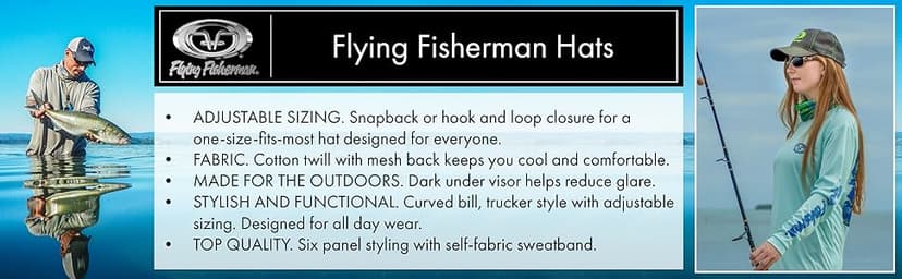 Flying Fisherman Unisex-Adult Wide Brim