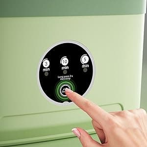 16L Large Capacity Portable Washing Machine, Laundry Washer Cleaning for Underwear, Baby Clothes, Shirts,Small Delicates. Foldable Mini Washer and Dryer Combo for Apartment,Hotel,Camp,RV,Travel(Green)