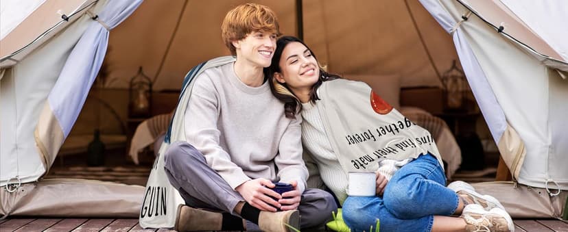 SteadStyle Gifts for Her Him, Wedding Anniversary Blanket for Women Men, Romantic I Love You, Birthday Gifts for Boyfriend Girlfriend, Wedding Gift for Wife Husband Couple 60'' x 50''