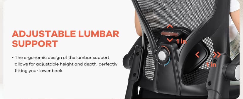 Drafting Chair, Tall Office Chair for Standing Desk, Mesh High Desk Chair with Flip-Up Armrests, Ergonomic Office Chair with Lumbar Support, Adjustable Footrest Ring Studio Chair, Black