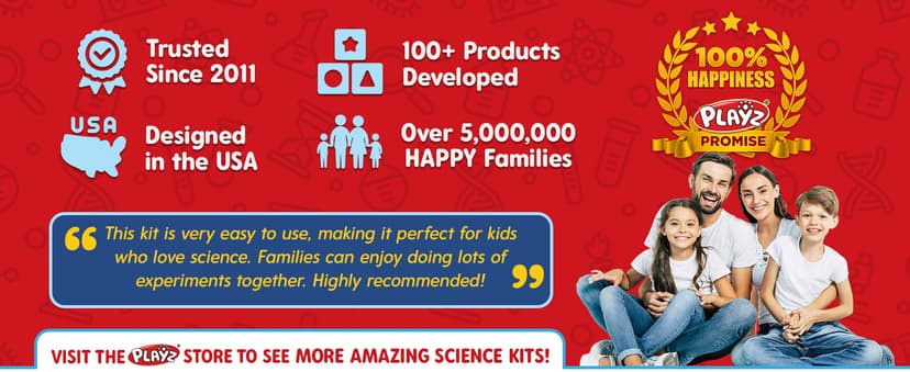 52+ Experiments Chemistry Set Science Toys, STEM Projects with 51+ Tools, Kids Science kit, Science Experiments for Kids Gift Playz Extreme Chemistry Educational Science Kits for Kids Age 8-12 B08HSFDZP6