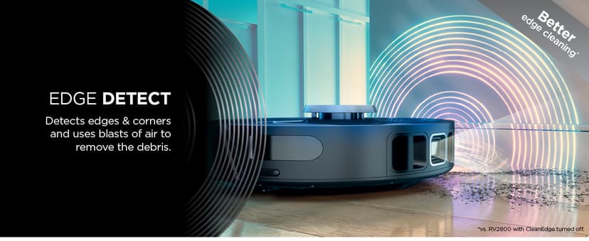 Shark PowerDetect Self-Empty Robot Vacuum with NeverStuck Technology, Auto Deep-Clean Carpets & Hardfloors, 30 Day Capacity HEPA Bagless Base, for Pet Hair, WiFi Black, AV2820S