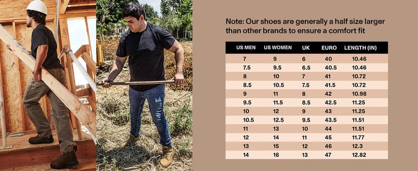 EVER BOOTS EVERBOOTS ULTRA DRY Men's Waterproof Hiking Work Boots, Lightweight Ultility Leather Shoes, Water Proof Tactical Military Outdoor Ankle Mens Boot for Construction, Roofing, Hunting, Winter Trails